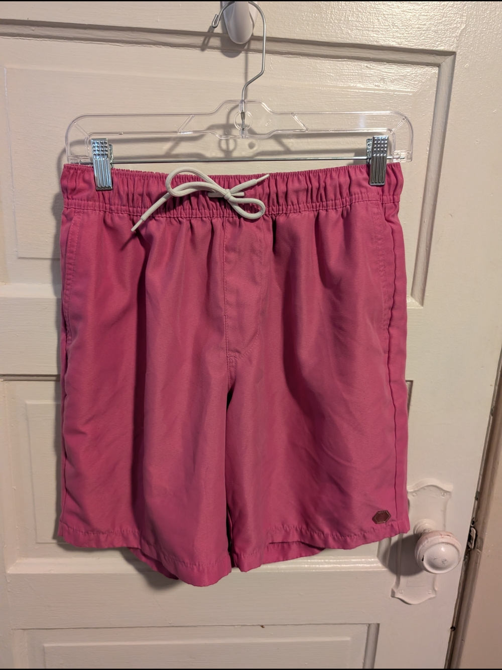 Empyre Pink Men's Swim Trunks with Drawstring Waist